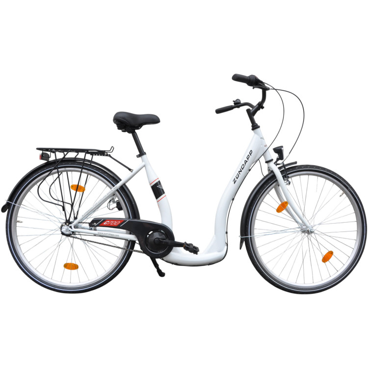 Mestský bicykel 28" SPRICK Zündapp s nízkym nástupom 18" biela